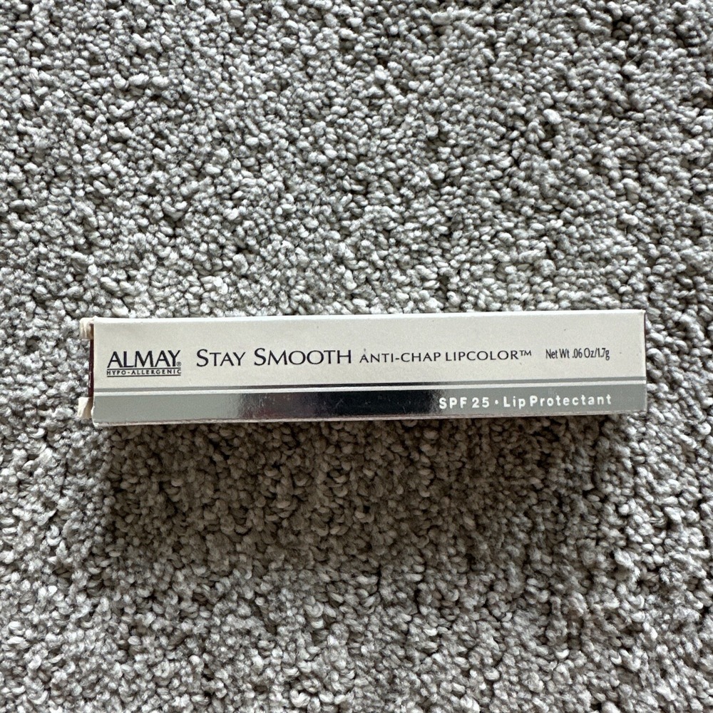 Almay Stay Smooth Anti-Chap Lipcolor Lipstick SPF 25 RICH NEW.